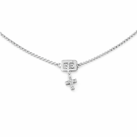 Pulseira - Fé - Joia Banhada a Prata