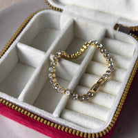 Pulseira - Riviera Redonda - Joia Banhada a Ouro 18k