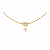 Pulseira - Fé - Joia Banhada a Ouro 18k