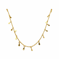 Colar - Gotinhas - Joia Banhada a Ouro 18k