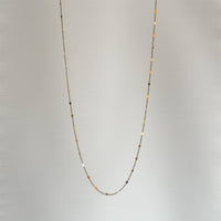 Colar  -  Bolinha em Chapinha - Joia Banhada a Ouro 18K