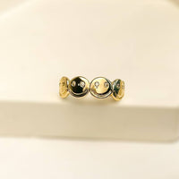 Anel Regulável - Smile - Joia Banhada a Ouro 18k